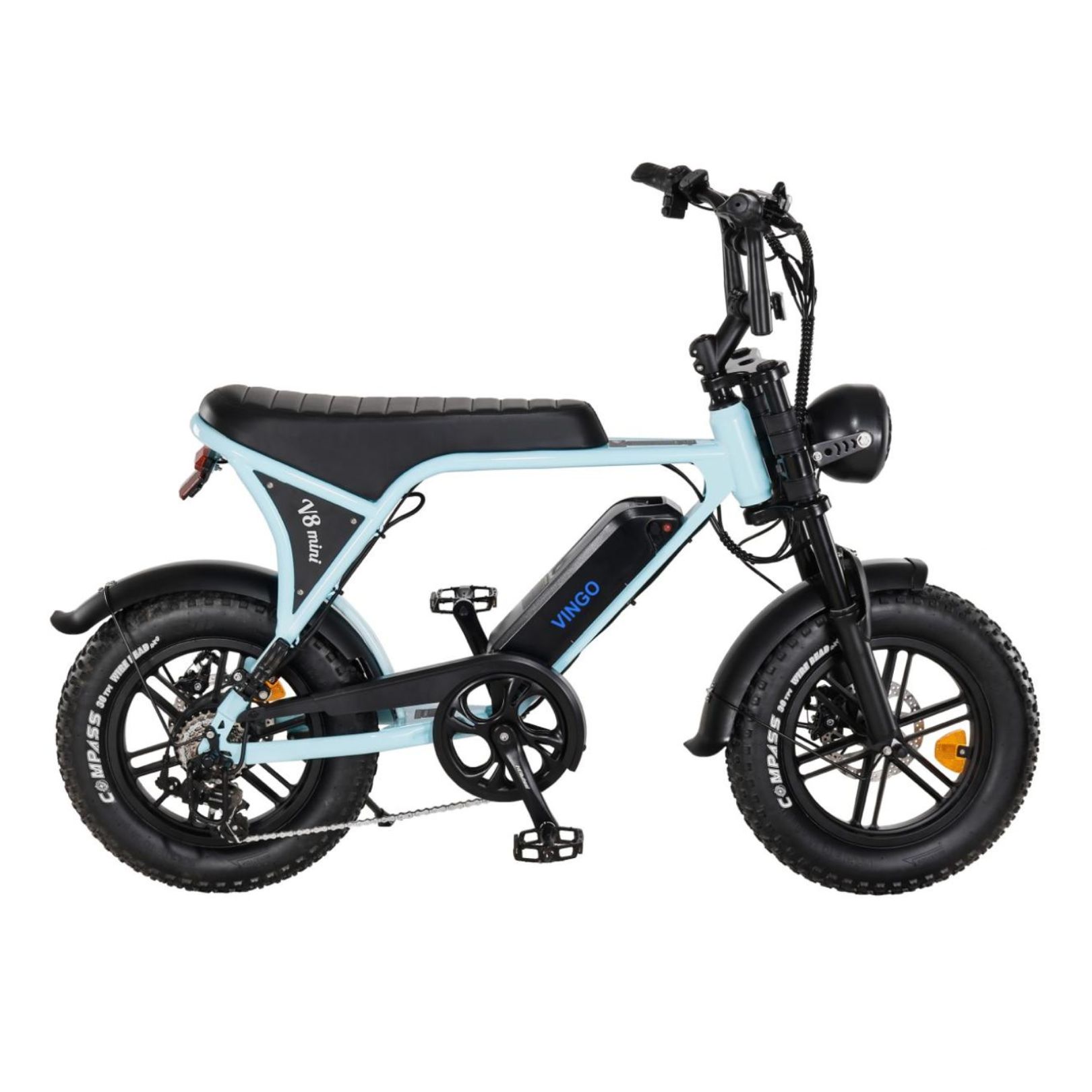 Vélo Électrique Bleu - Urban Rider V8 Mini - image 2