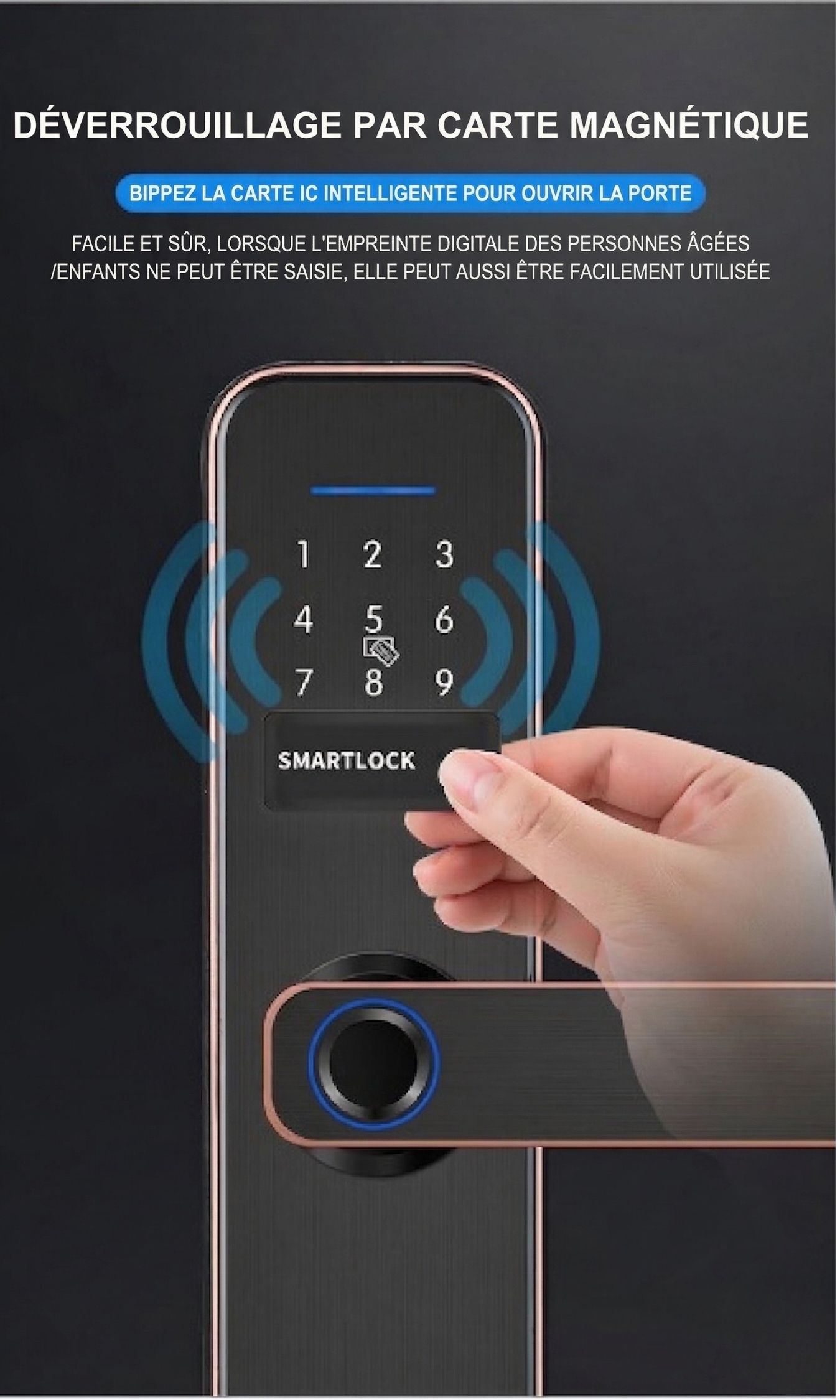 Serrure Intelligente - Vingo NoKey Lock 5en1 - image 5