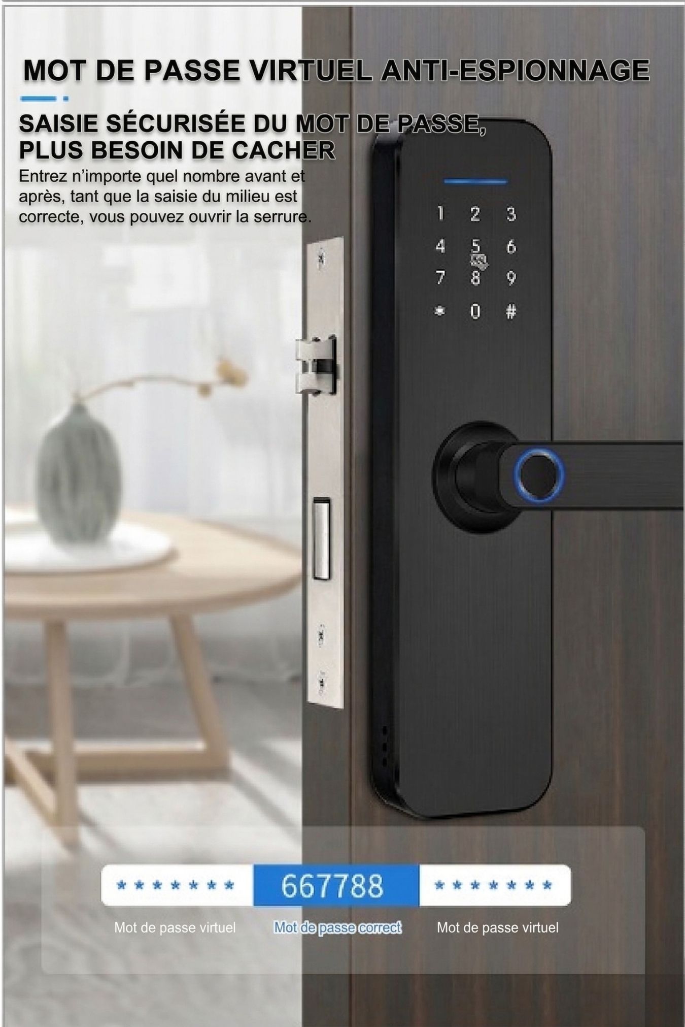 Serrure Intelligente - Vingo NoKey Lock 5en1 - image 6