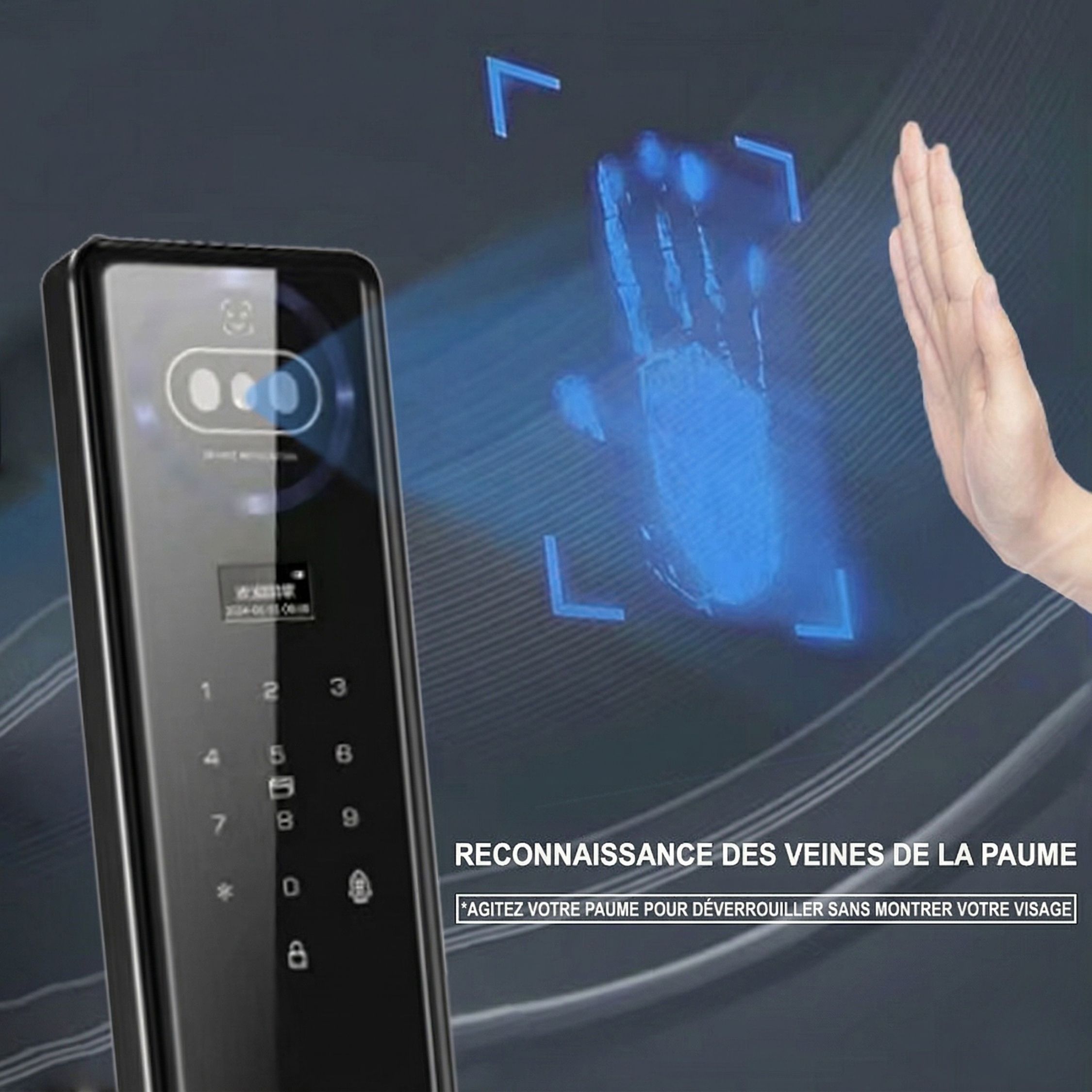 Serrure Intelligente - Vingo UltraSecure Vision 8en1 - image 2