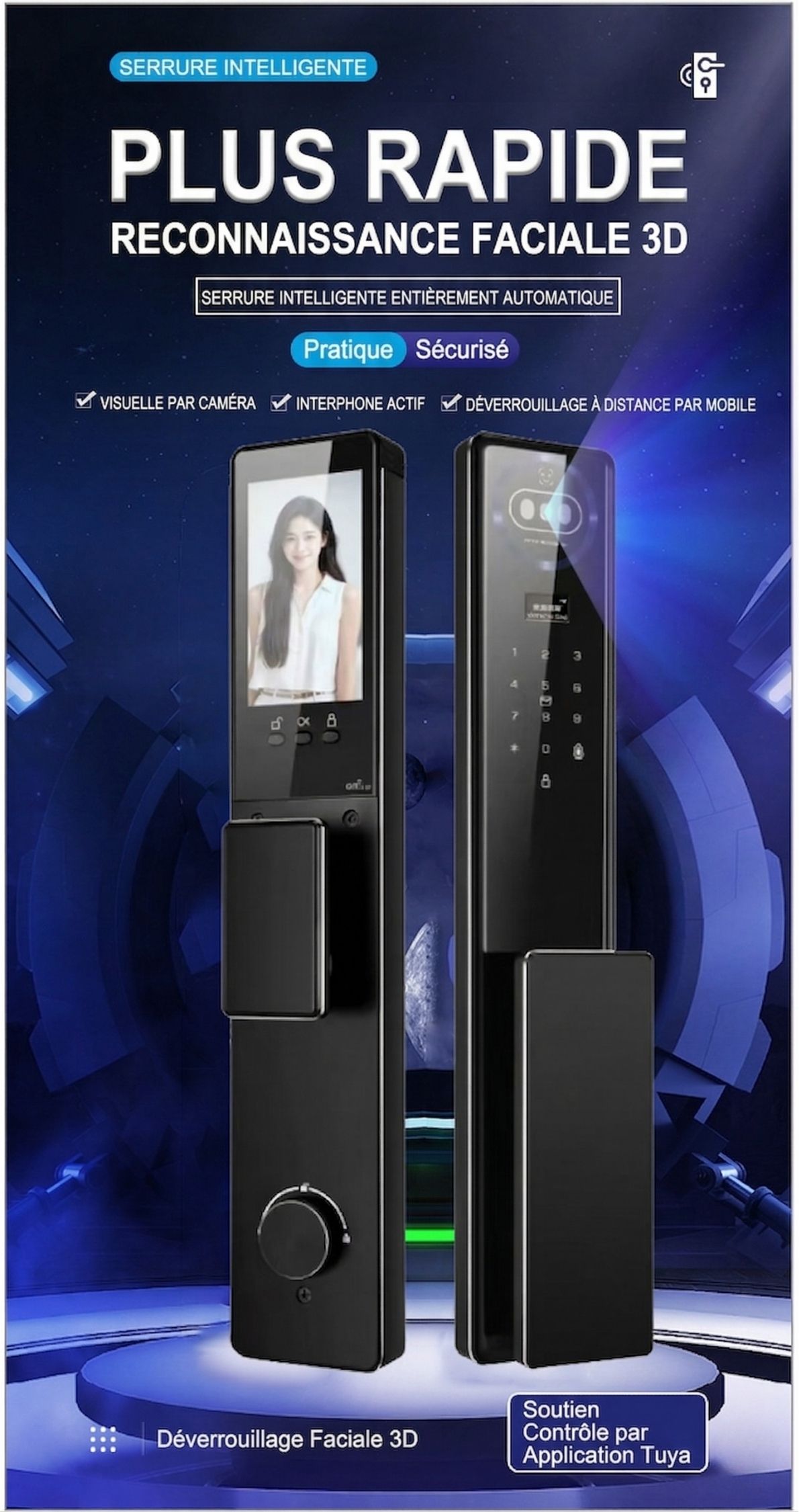 Serrure Intelligente - Vingo UltraSecure Vision 8en1 - image 4